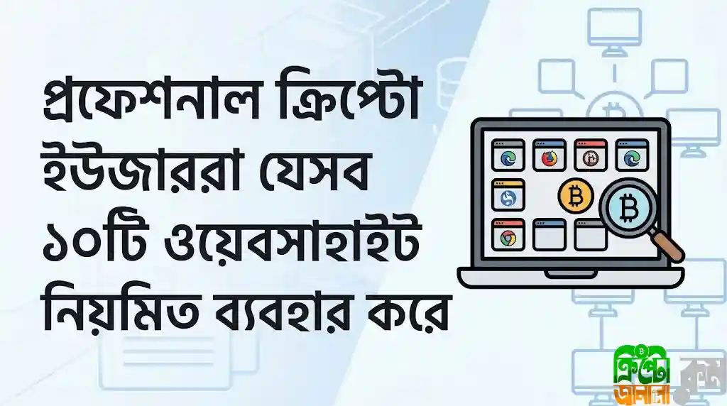 ক্রিপ্টো ইউজারদের সেরা ১০টি প্রয়োজনীয় ওয়েবসাইট ২০২৬